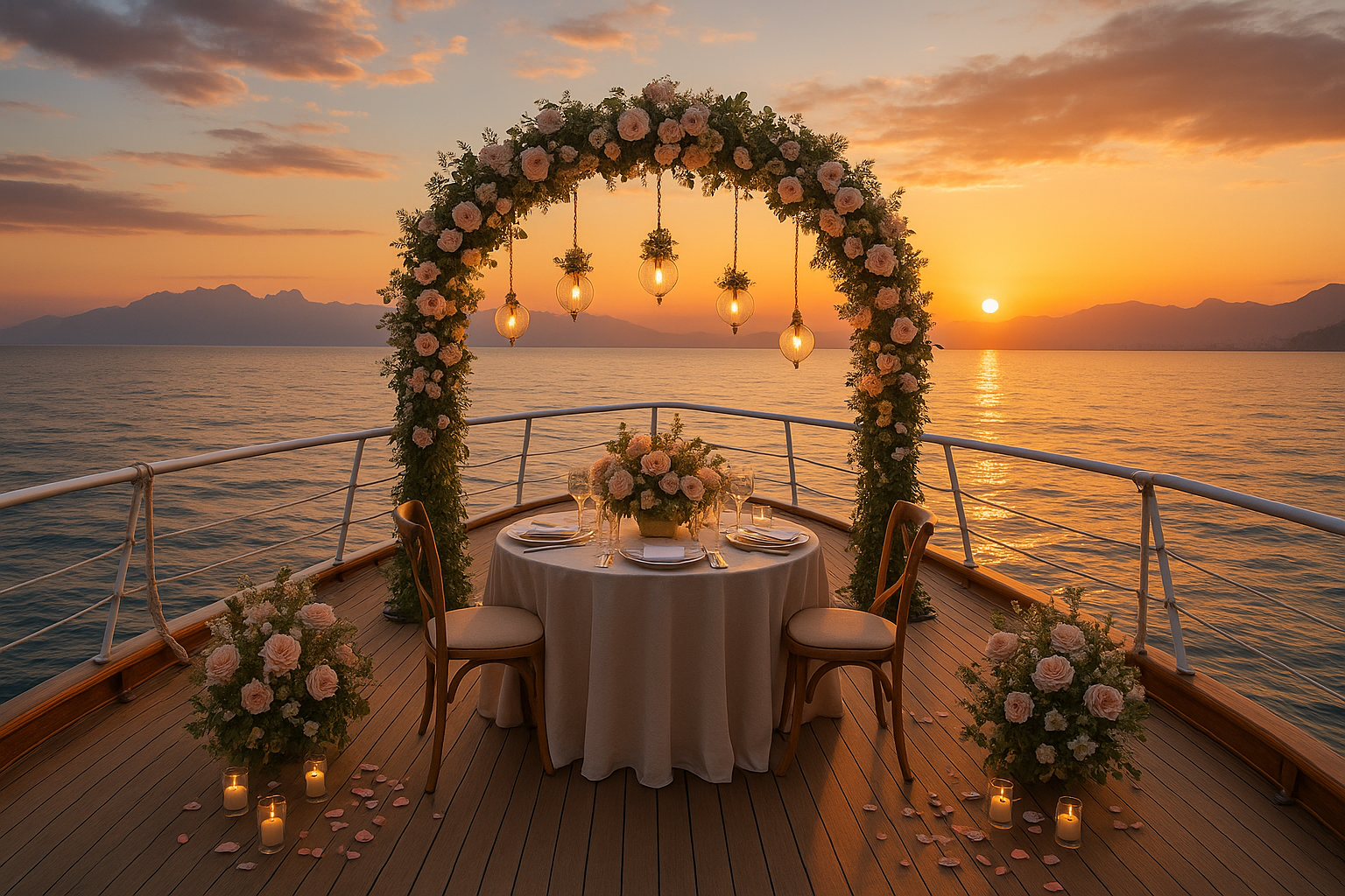 Boat Weddings in Antalya: Make Your Dreams Come True