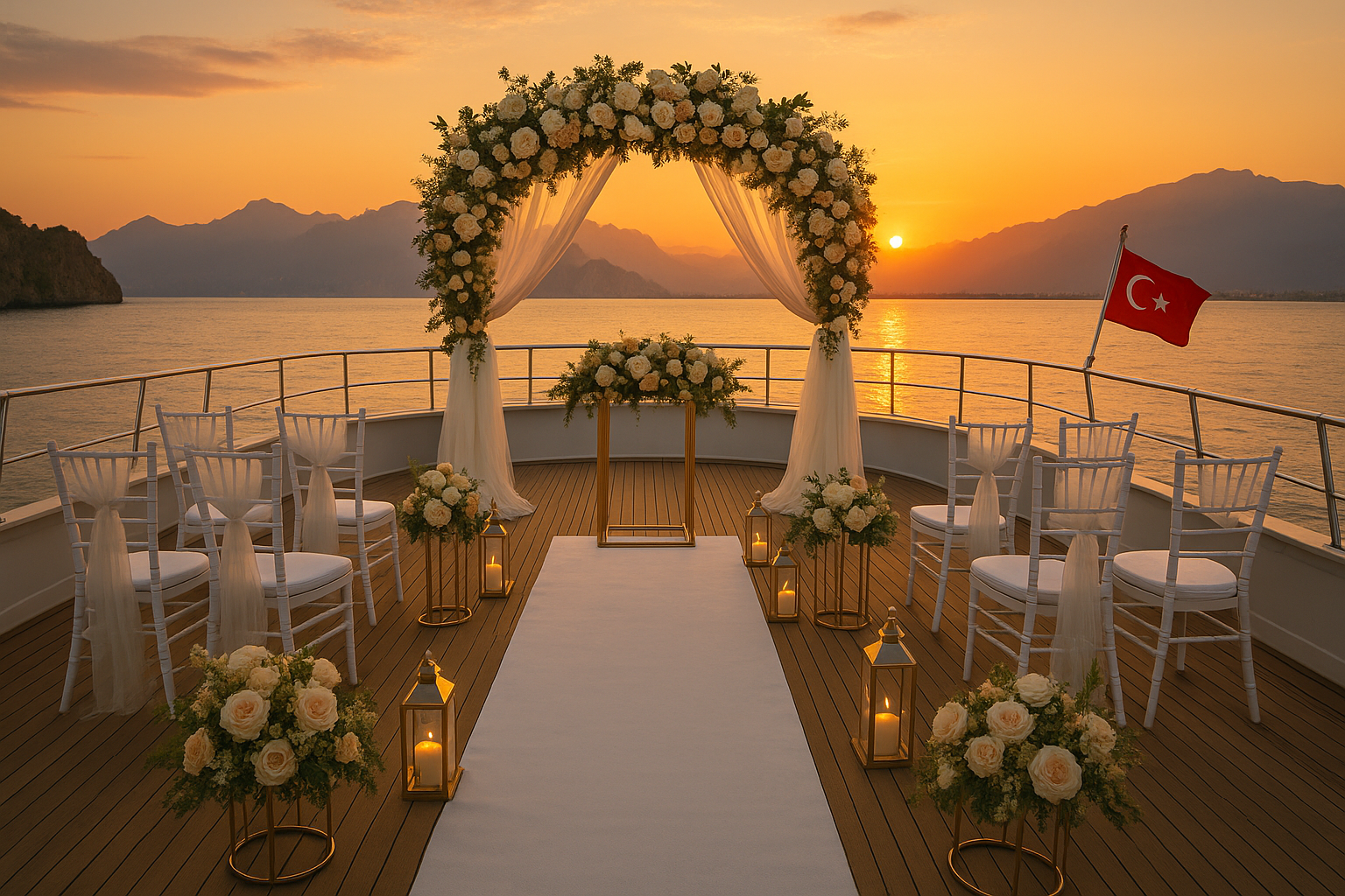 Unforgettable Yacht Wedding Experience in Antalya